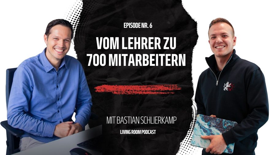 Folgencover EP.6, Vom Lehrer zum Unternehmer mit Bastian Schlierkamp